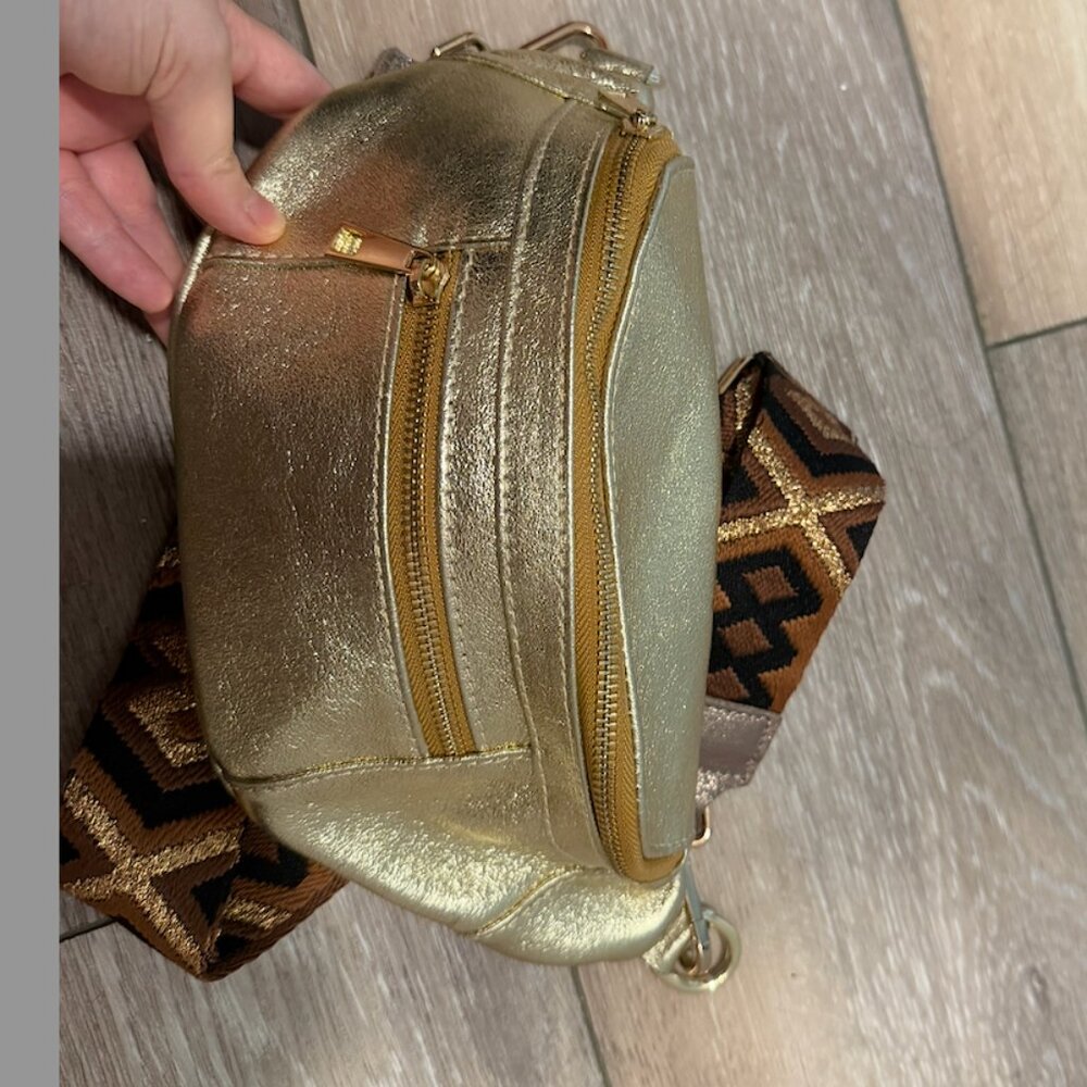 Made In Italy Genuine Leather Women's Handbag/Pouch